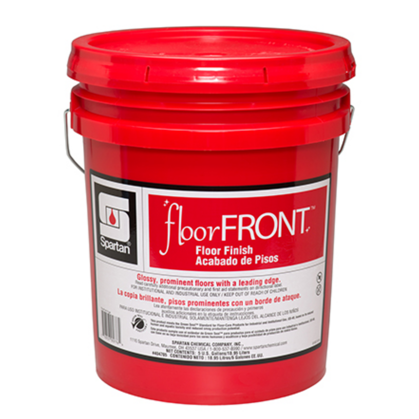 Spartan Chemical FloorFront 5 Gallon High-Gloss, Eco-Friendly Floor Finish