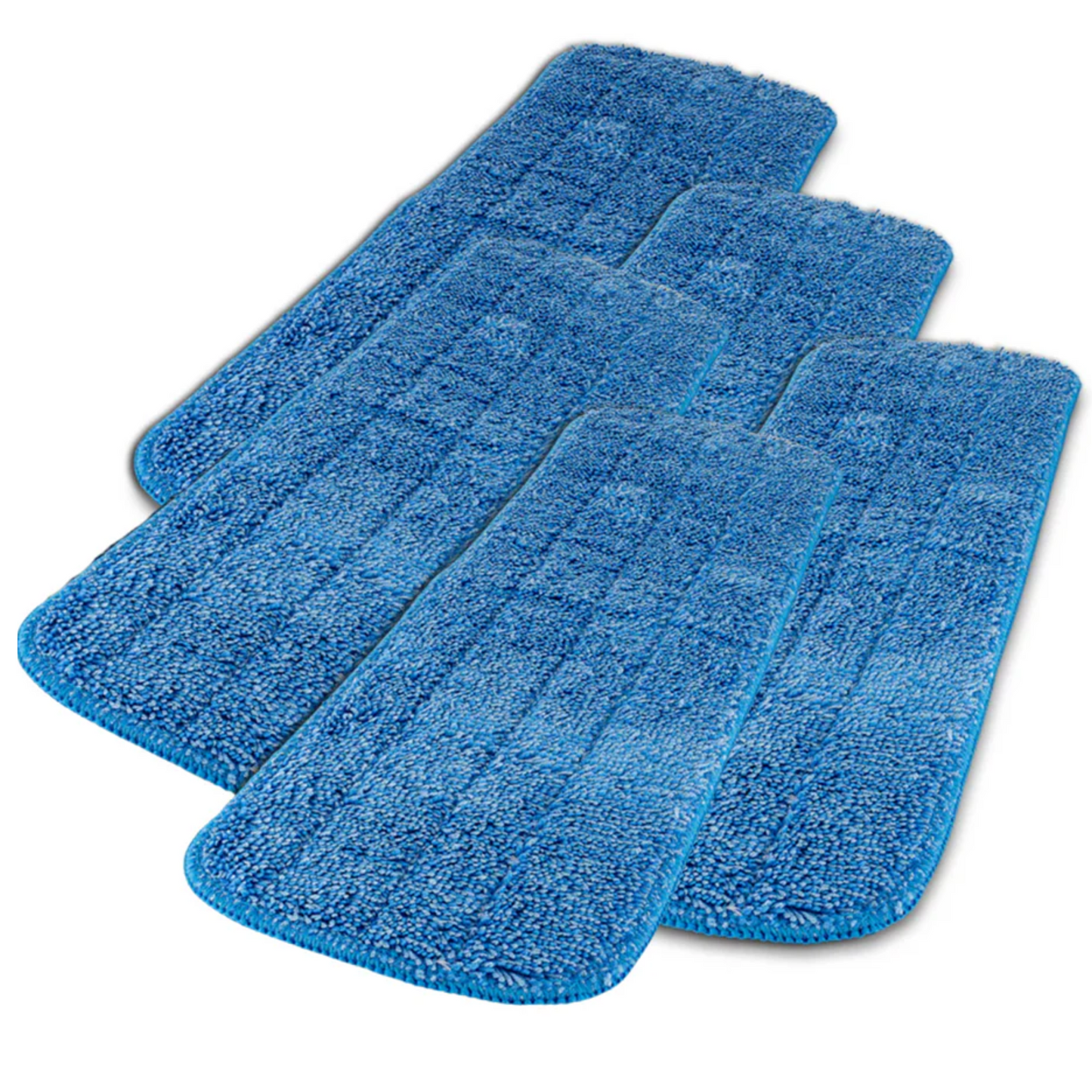 NikCatcher 24″ Microfiber Hook & Loop Mop Pads – 5 Pack